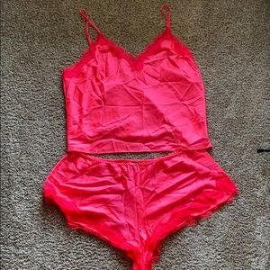 Hot Pink VS Pajama Set